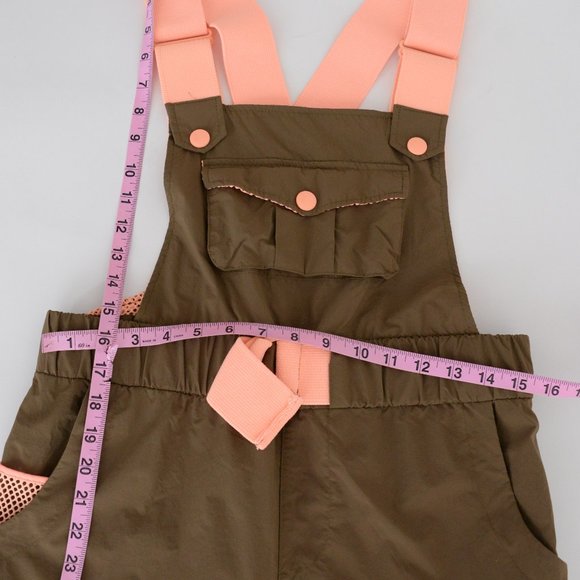 Free People FP Movement Morning Meadow Green Utility Onesie Jumpsuit Gorpcore S - Picture 5 of 14